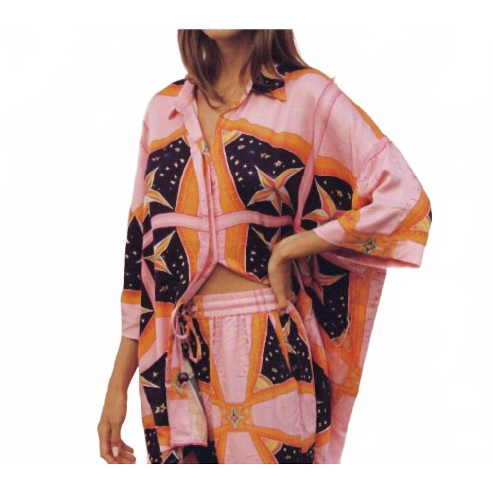 NEW KINGA CSILLA women's fantastico lae shirt in pink